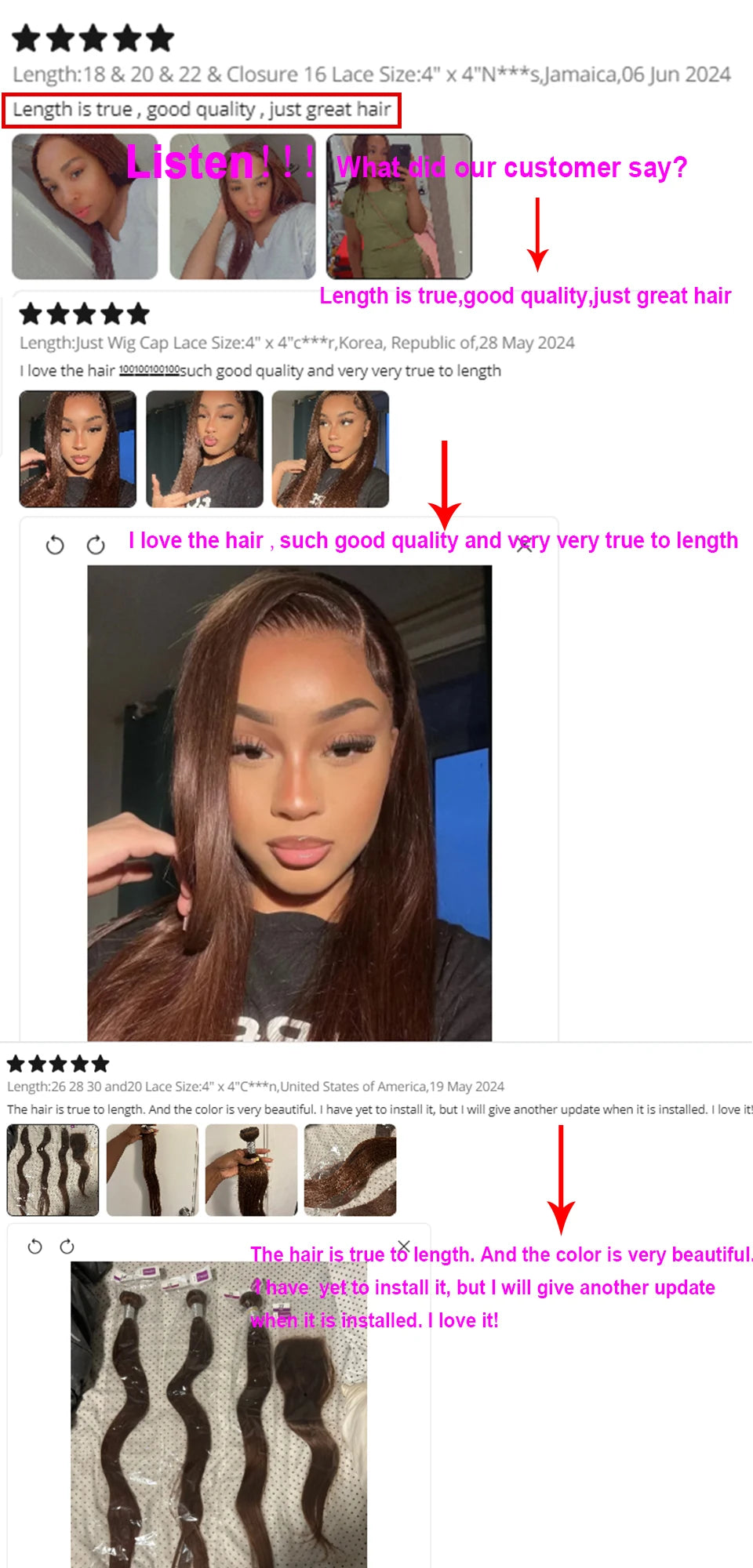 Clearance Cheap #4 Color Straight Human Hair Bundles With Closure Brazilian Virgin Human Hair Weave Bundles With HD Lace Closure