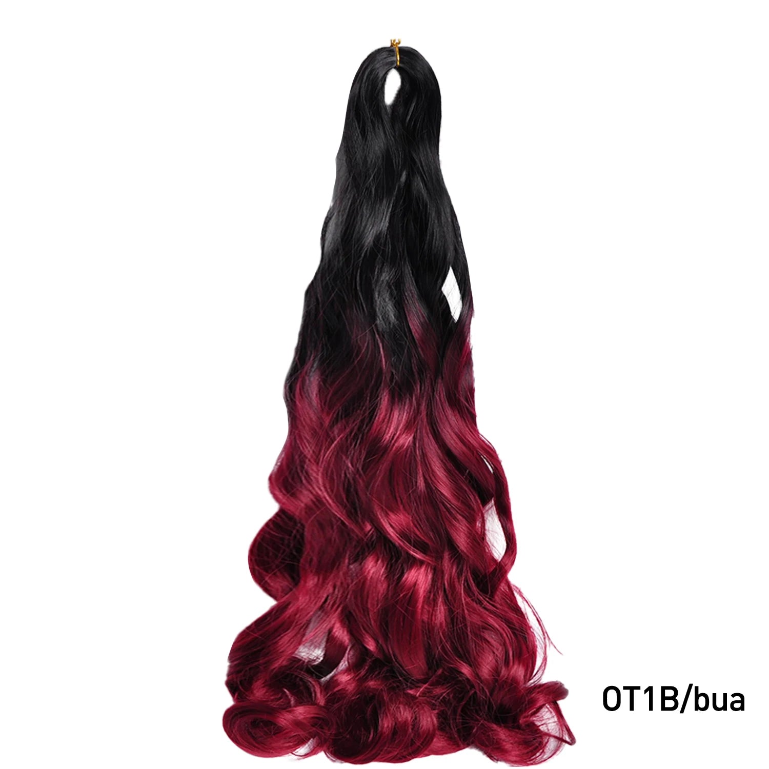 French Curls Braiding Hair Extensions 24Inch Synthetic Curl Hair Loose Wave Spiral Curl Crochet Hair Braids For Black Women