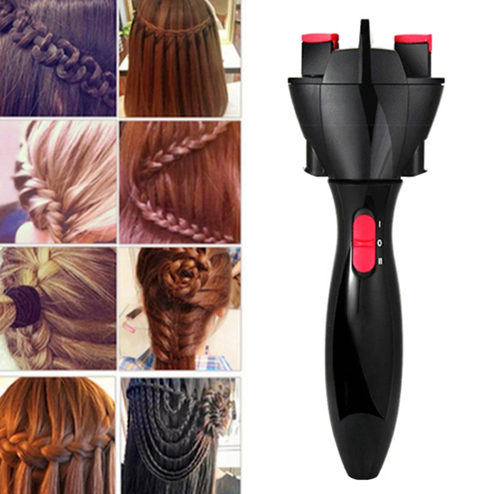 Electric Hair Braider ABS Plastic Automatic Twist Knitted Device Hairstyle Braiding Machine DIY Hair Styling Tools