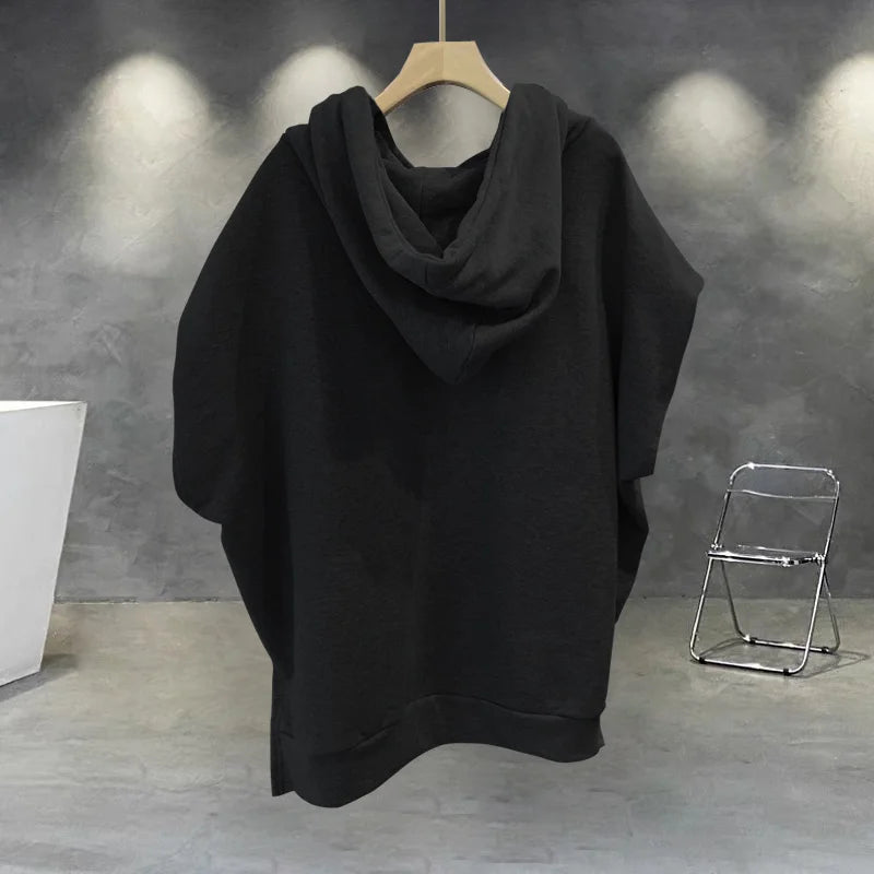 Summer Zipper Hooded Sleeveless T-shirt Men's Korean Fashion Tank Tops 2026 New Y2K Streetwear Casual Vests Hip Hop Tee Shirts