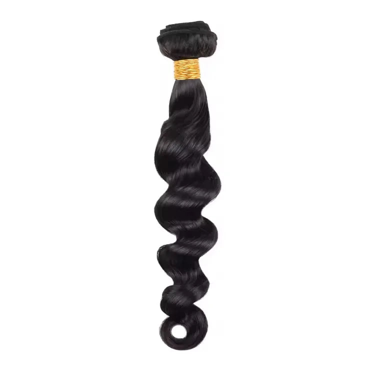 12A Human Hair Bundles Loose Deep Wave Bundles Human Hair 100% Brazilian Virgin Human Hair Extensions