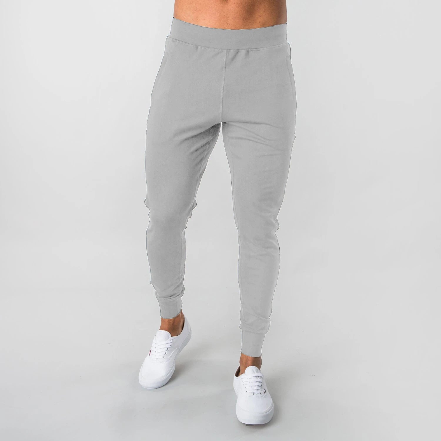 Men's Seatpants Sports Trousers Stretch Waist Jogger Pants Simple Comfortable Multi-color Optional