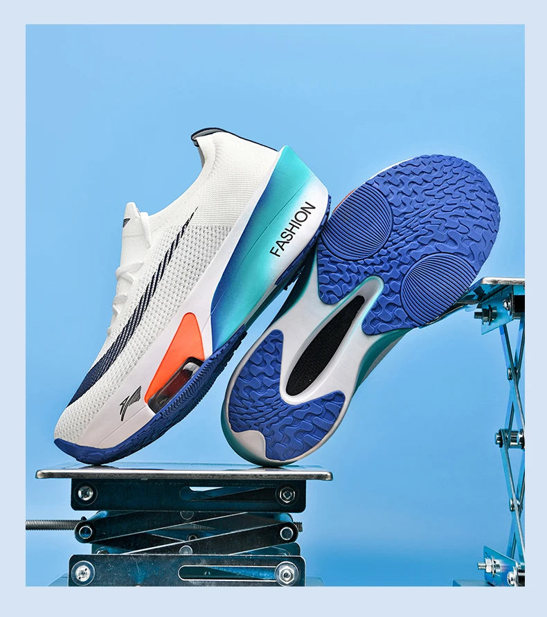 Air cushion Running Shoes Speciality Marathon Men Sports Breathable Lightweight Women's Comfortable Athletic Nonskid Sneakers