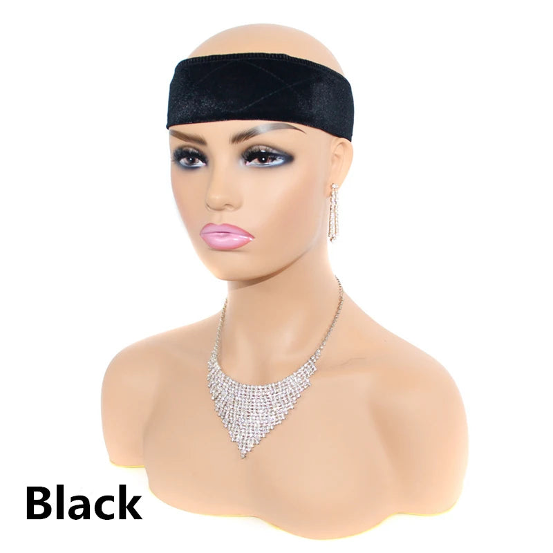 No-Slip Velvet Wig Grip Band for Lace Front Women's Stylish Hair Accessory Comfortable Headbands to Secure Your Wig