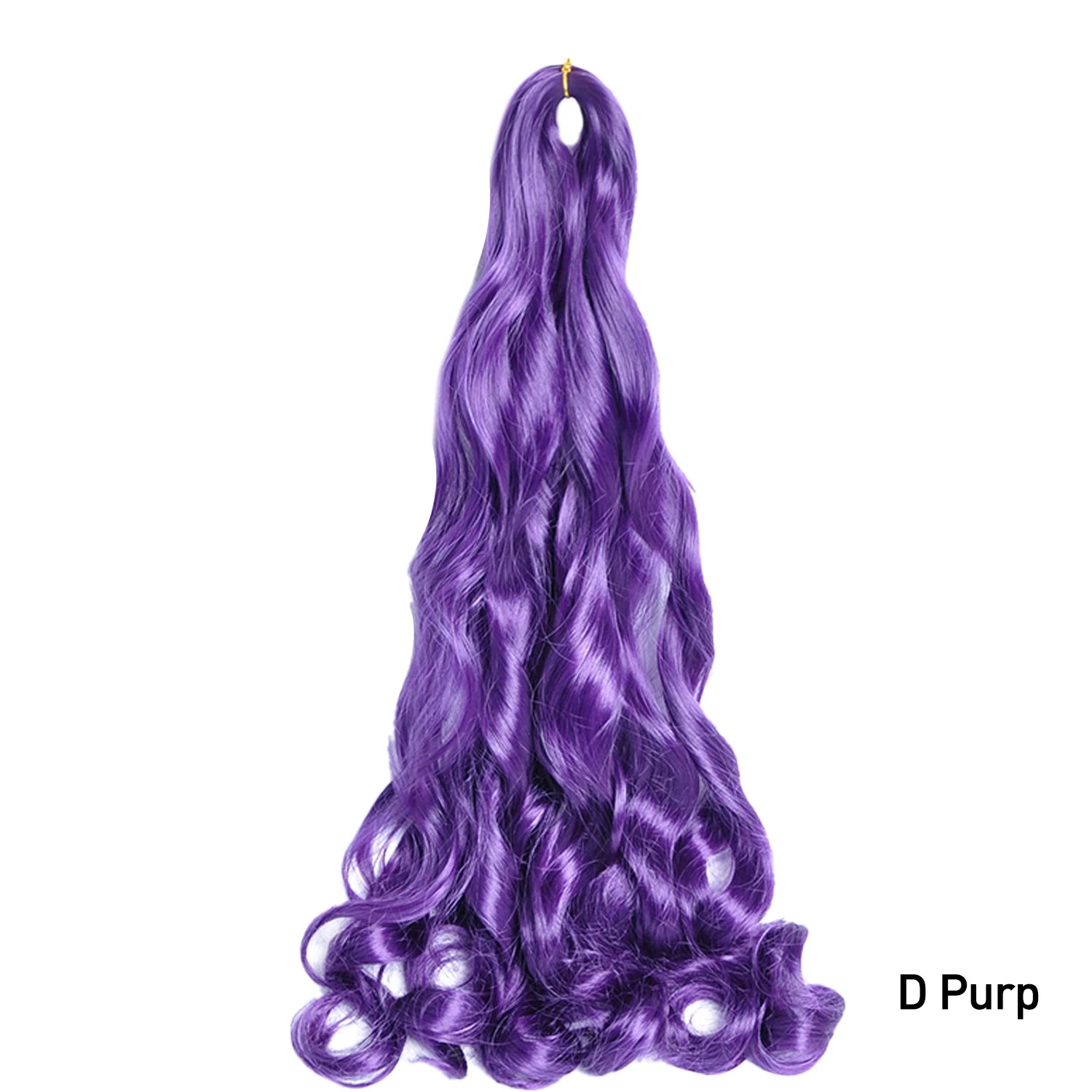 French Curls Braiding Hair Extensions 24Inch Synthetic Curl Hair Loose Wave Spiral Curl Crochet Hair Braids For Black Women