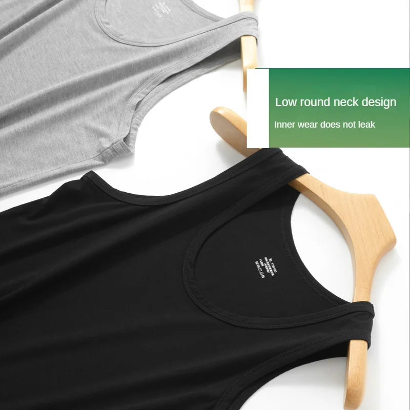 3-packs super soft Slim Fit Mens Tagless Tank Tops Breathable Sleeveless T-Shirt for Men Undershirts Crew Neck Comfort Stretch