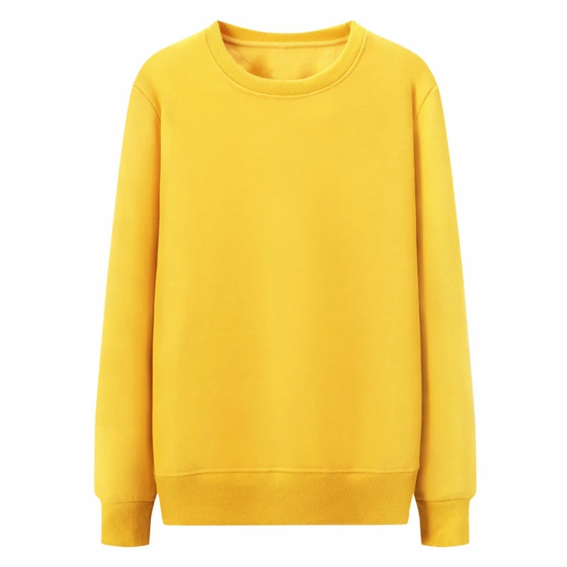 Elike Cotton Round Neck Sweater Custom Logo Printed Personal Group Brand Embroidery Design Men and Women 8 Colors