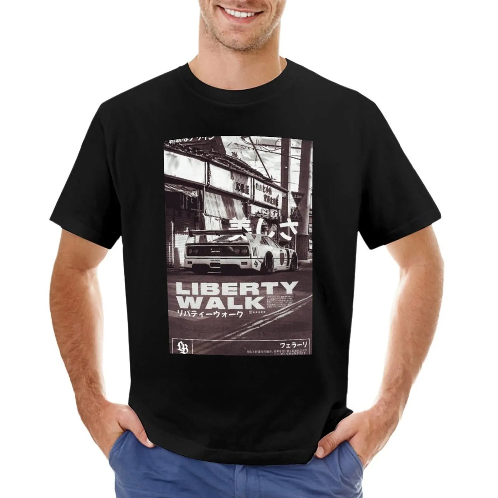 Liberty Walk V.3 T-Shirt graphics Blouse tees t shirt men