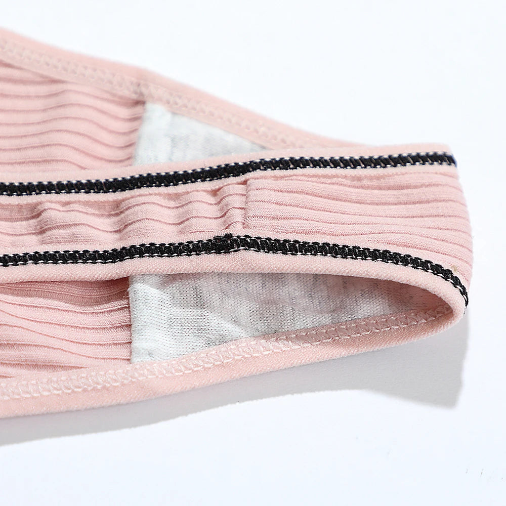 Women's Thong Sexy Panties Cotton Bow Tie Underpants Comfort Soft Intimates Lady Briefs Female Panty Lingerie Sexy Women