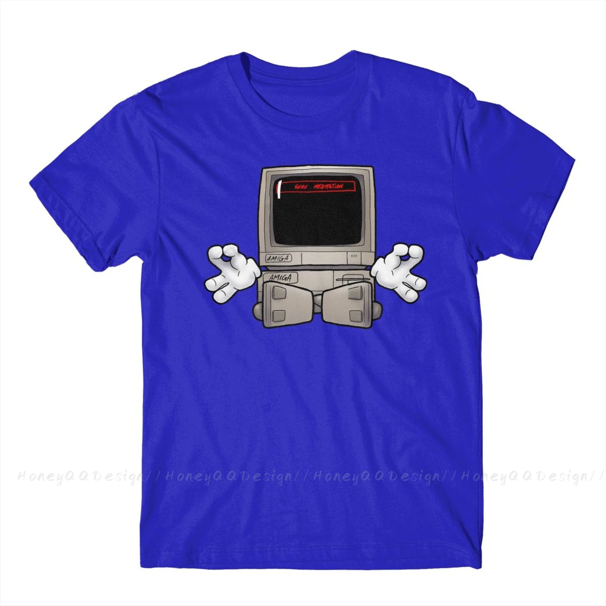 Top Quality Clothing Amiga 500 T-Shirt For Men Unisex Commodore Amiga Guru Meditation #2 Shirt Fashion Short Sleeve Oversize