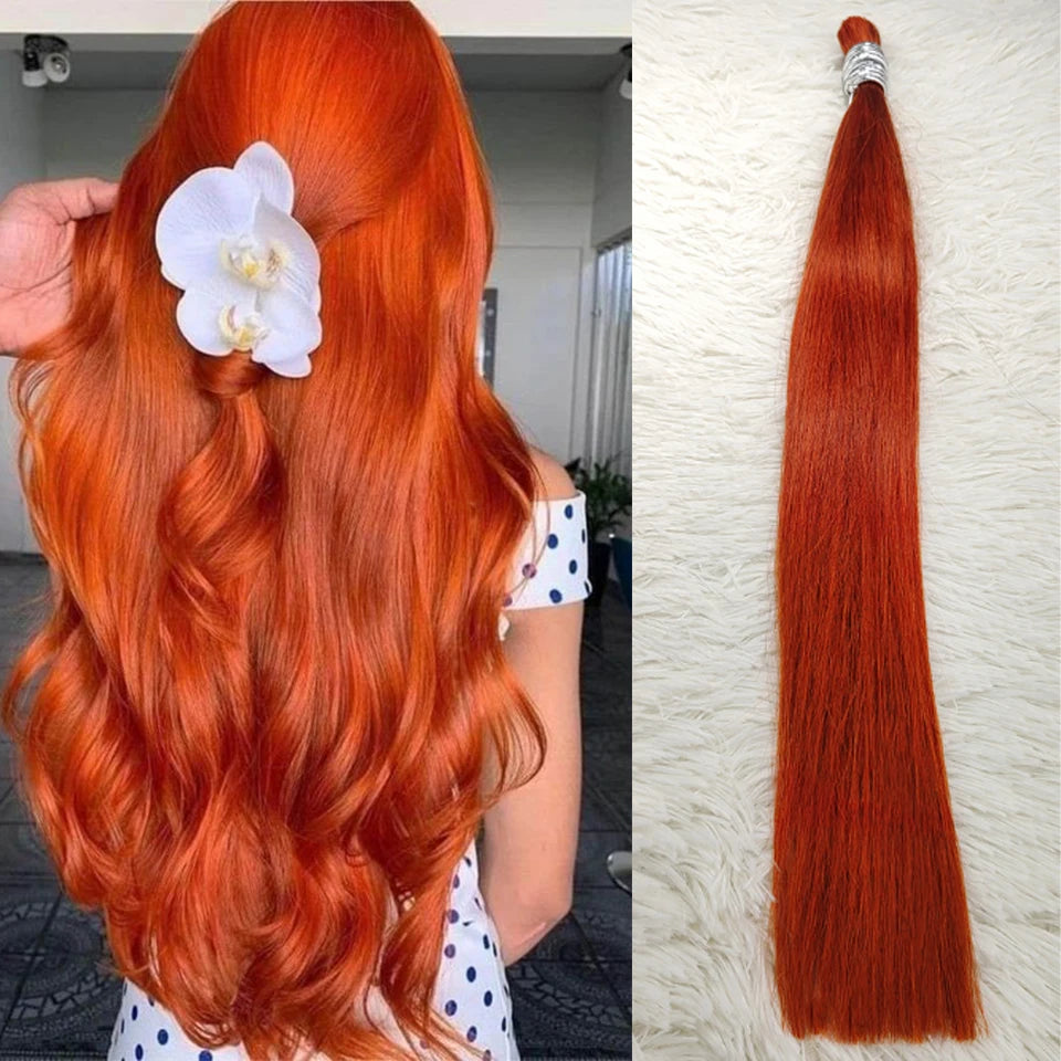 613 Striaght Human Hair No Weft 100% Virgin Bundles Highlight Original Bulk Extensions Russian Natural Unprocessed Blonde hair