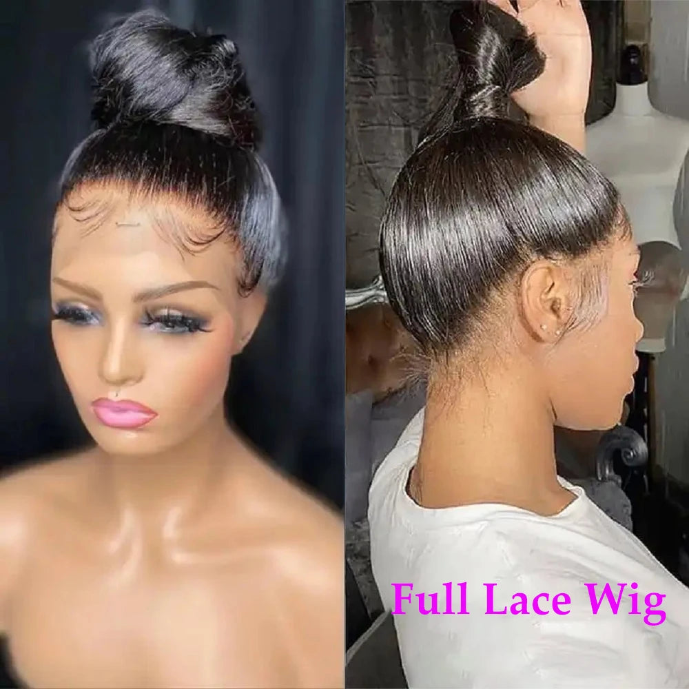 13x4 Silk Base Wig Deep Parting Human Hair Straight Wigs Human Hair Lace Front Wig 13X4/13X6 Wig/Silk Base/ 360 Full Lace Wig