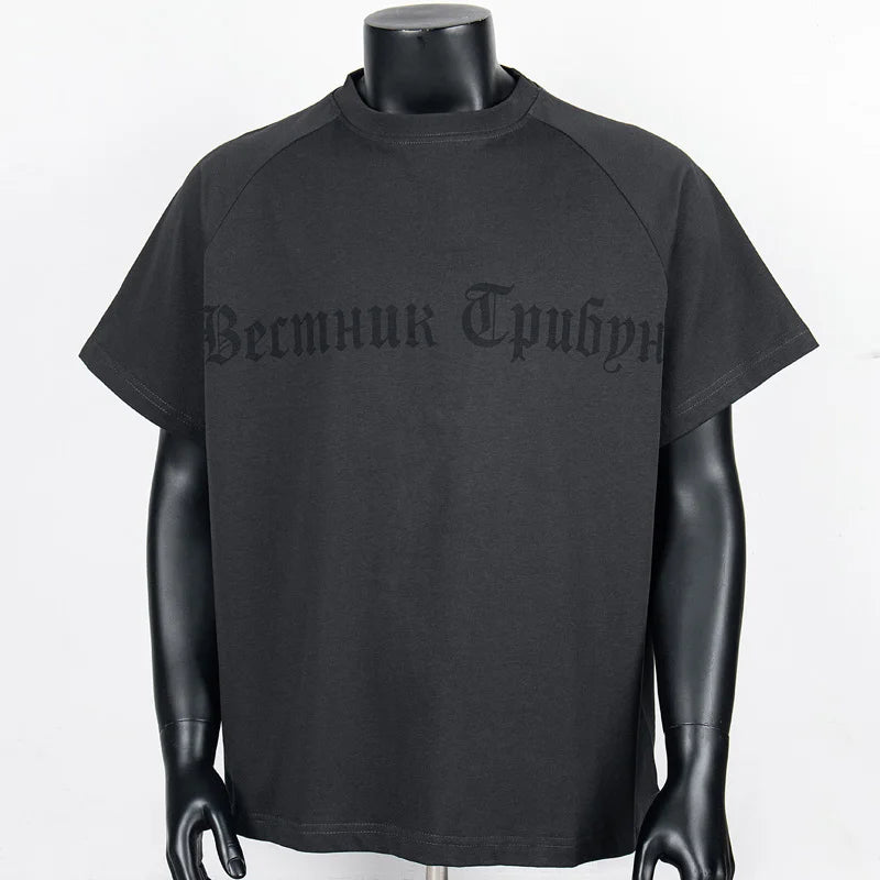 American High Street Fashion Multi-color Style Tops Men Women Couples Daily Casual Clothing Kanye West T-shirts