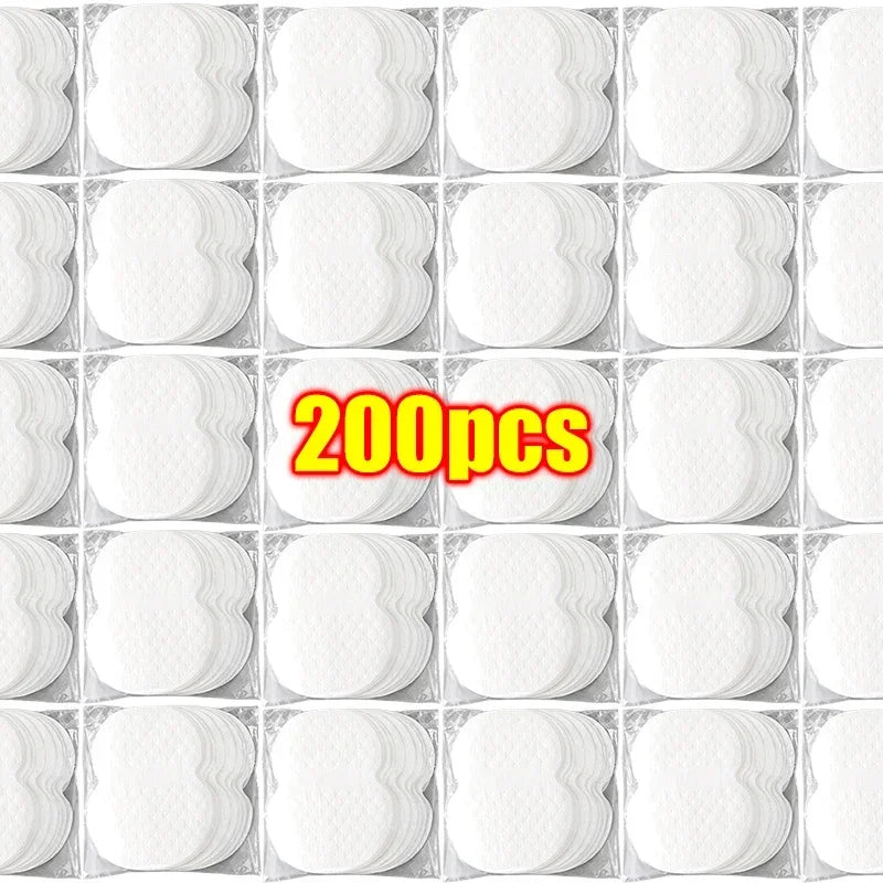 10/200pcs Summer Sweat Pads Deodorants Underarm Anti Perspiration Sweat Pads Unisex Disposable Armpit Absorb Useful Shield Pads