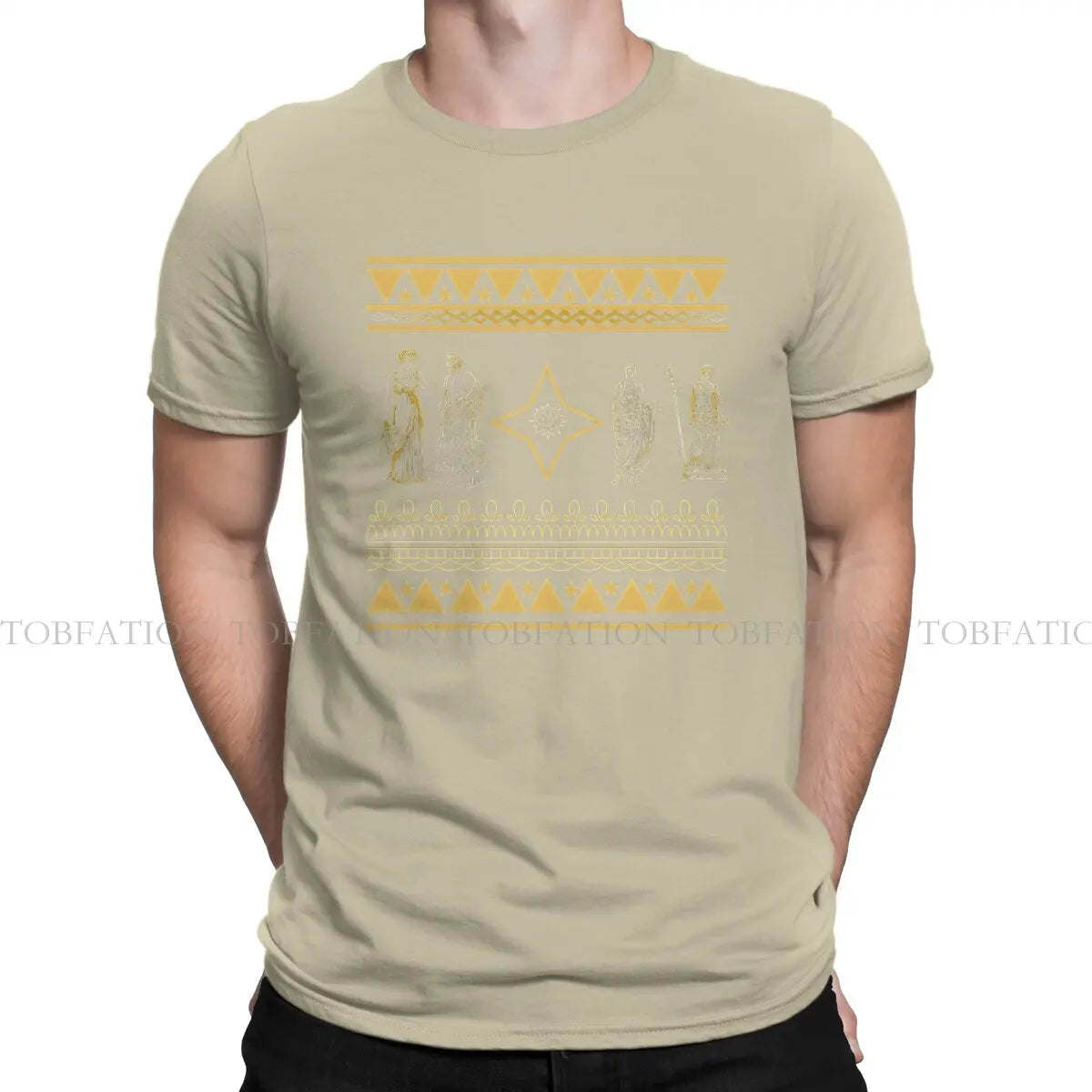 Kalos Ancient Greece Harajuku TShirt Ancient Rome Creative Tops Comfortable T Shirt Male Clothes