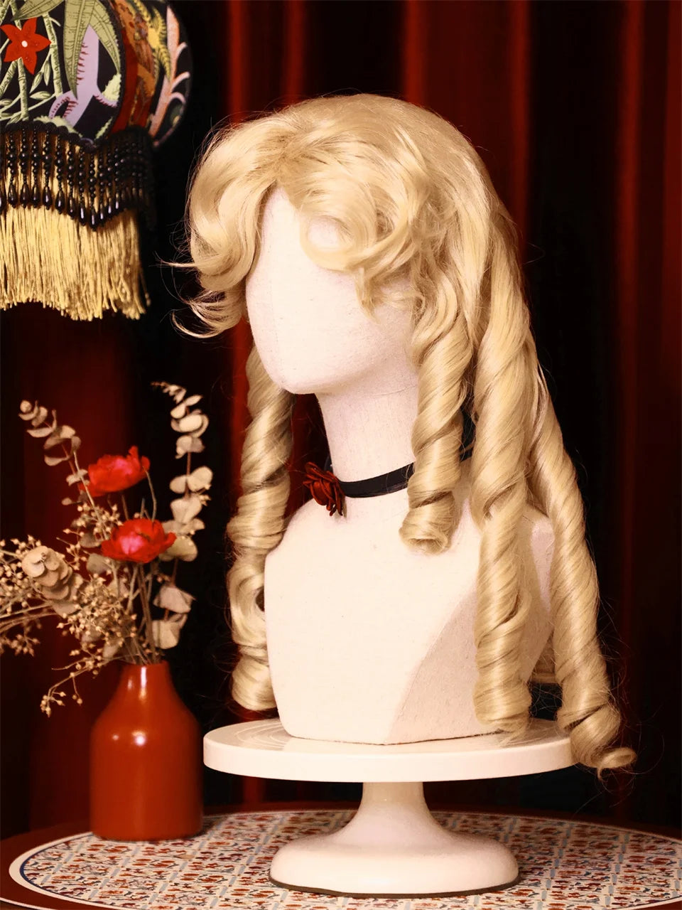 LM Golden Wig Synthetic Ombre Long Straight/Body Wave Middle Part Heat Resistant Natural Hair Wigs For Women Cosplay