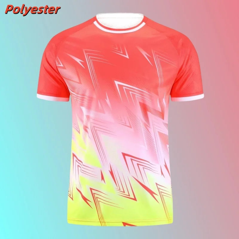 3D Printed Colorful Stripes T-Shirt For Men Geometric Gradient Pattern Tees Summer Casual Loose O-Neck Top Short Sleeve T Shirts