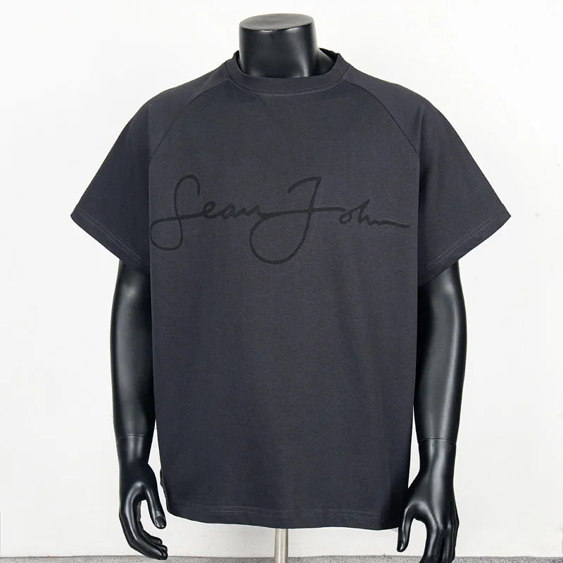 American High Street Fashion Multi-color Style Tops Men Women Couples Daily Casual Clothing Kanye West T-shirts