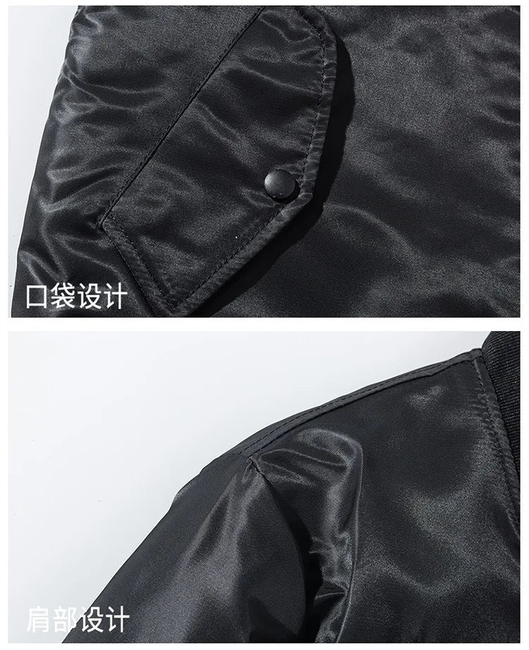 Embroidery Bomber Jackets Men Sukajan Luxury Clothing Baseball Coat For Man Pilot Luxury 2025 Spring Autumn Winter Japan