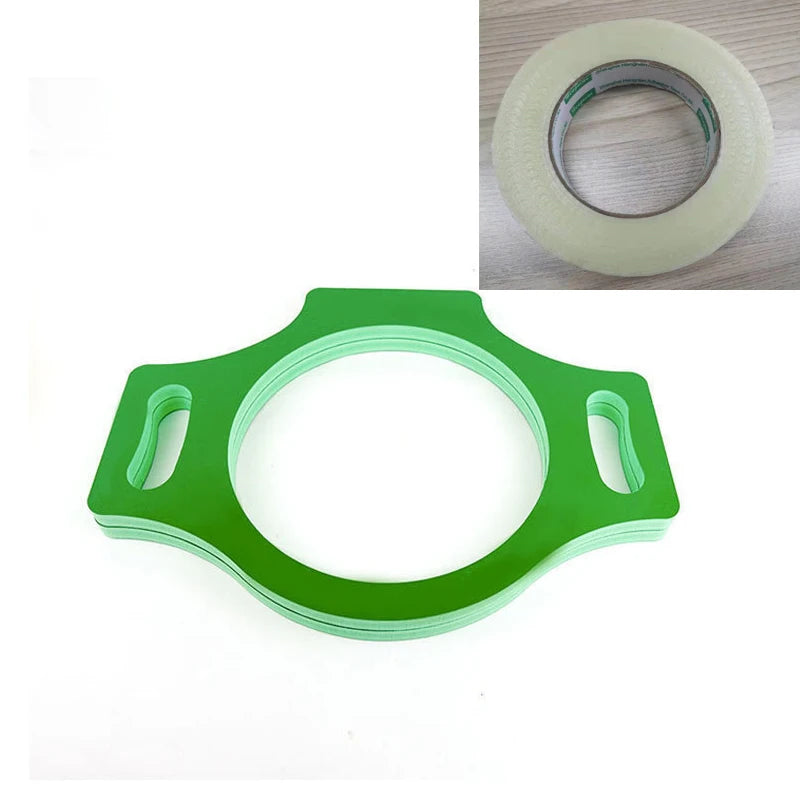 Acrylic Head Template for Making Specific Topper and Toupee Wig Cap for Hair Guide Head Model for Hairpiece with tape