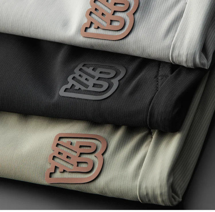 High end brand men's fashionable embroidered casual pants 2024 summer new cool silk breathable luxury solid color sports pants