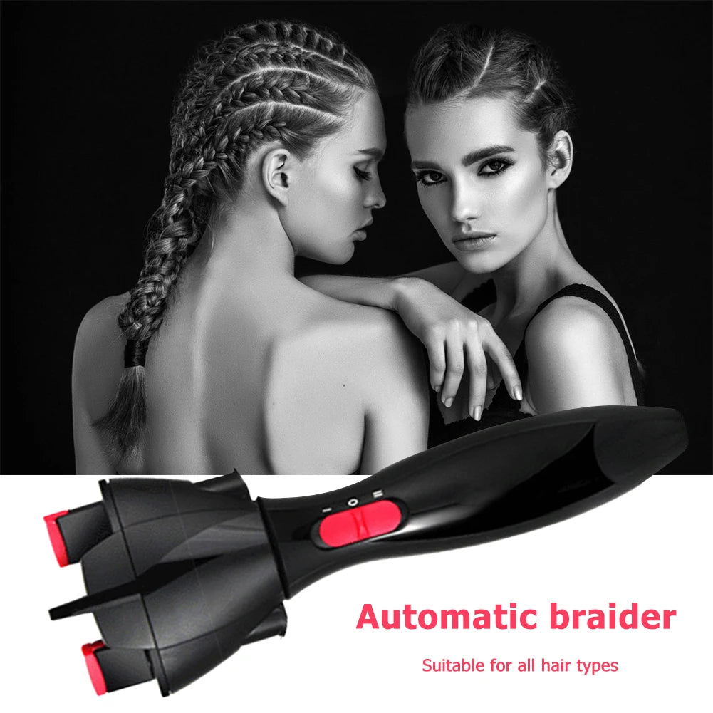 Electric Hair Braider ABS Plastic Automatic Twist Knitted Device Hairstyle Braiding Machine DIY Hair Styling Tools