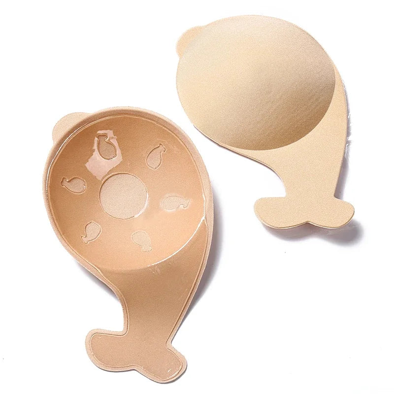 FINETOO 5/6 Pairs Breast Lift Up Tape Sexy Floral Nipple Cover Silicone Invisible Adhesive Stickers Reusable Paste Intimates