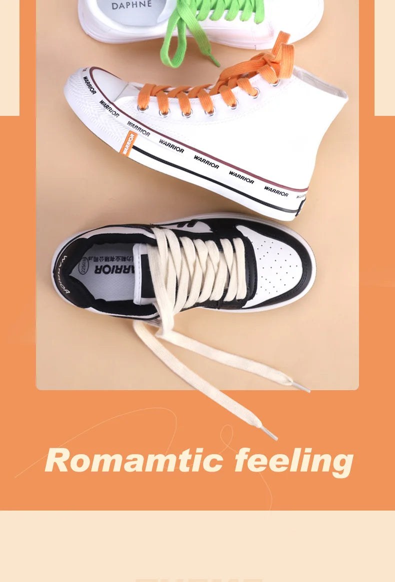 1 Pair Flat Shoelaces for Sneakers Classic Canvas Sports Shoe Laces Women Men Shoelace Solid Double Cotton Shoestrings for AF1