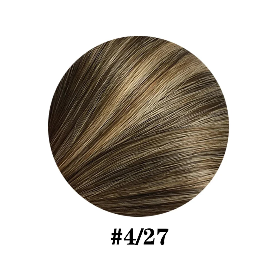Straight Ponytail 100% Real Human Hair Drawstring Ponytail Clip In Hair Extensions Brazilian Virgin Natural Black Clips Ponytail