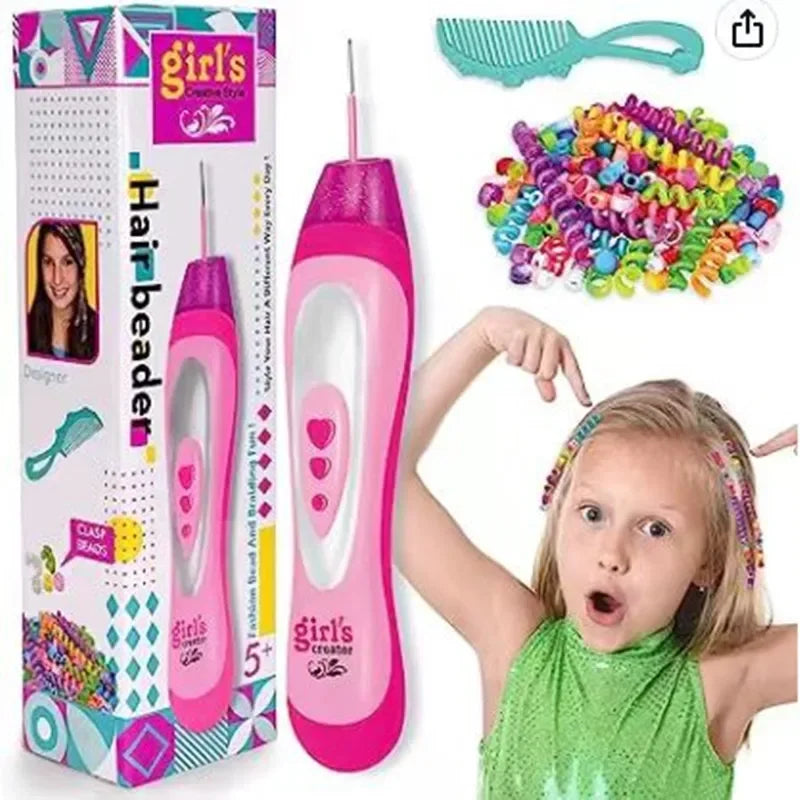 Braiding DIY Hairstyle Tool Electric Automatic Hair Braider Twist Braider Machine Weave Roller Hairstyle Machine Set Child Gift