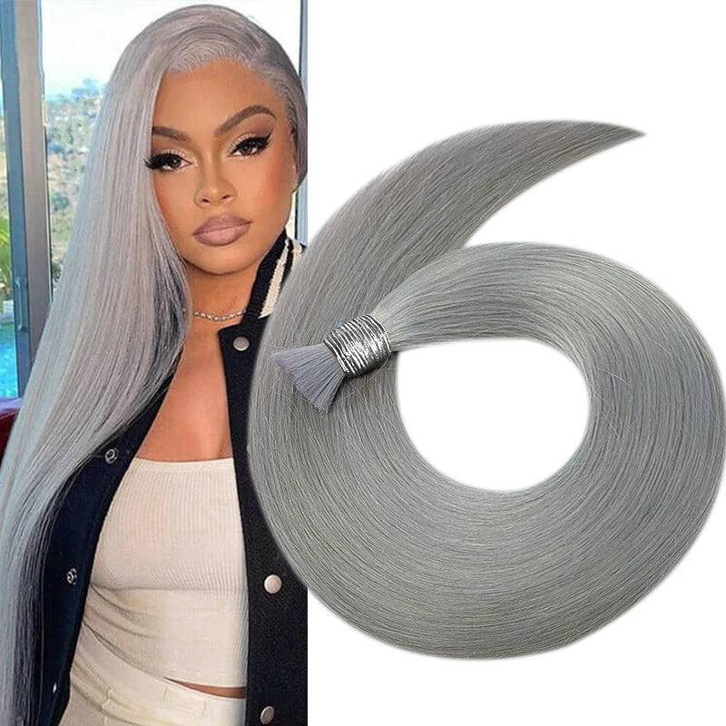 613 Striaght Human Hair No Weft 100% Virgin Bundles Highlight Original Bulk Extensions Russian Natural Unprocessed Blonde hair