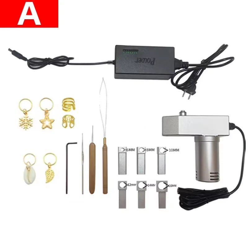Electric Hair Braider Machine Dreadlock Maker Machine DIY Hair Braider Machine Automatic Braider Salon & Home Use