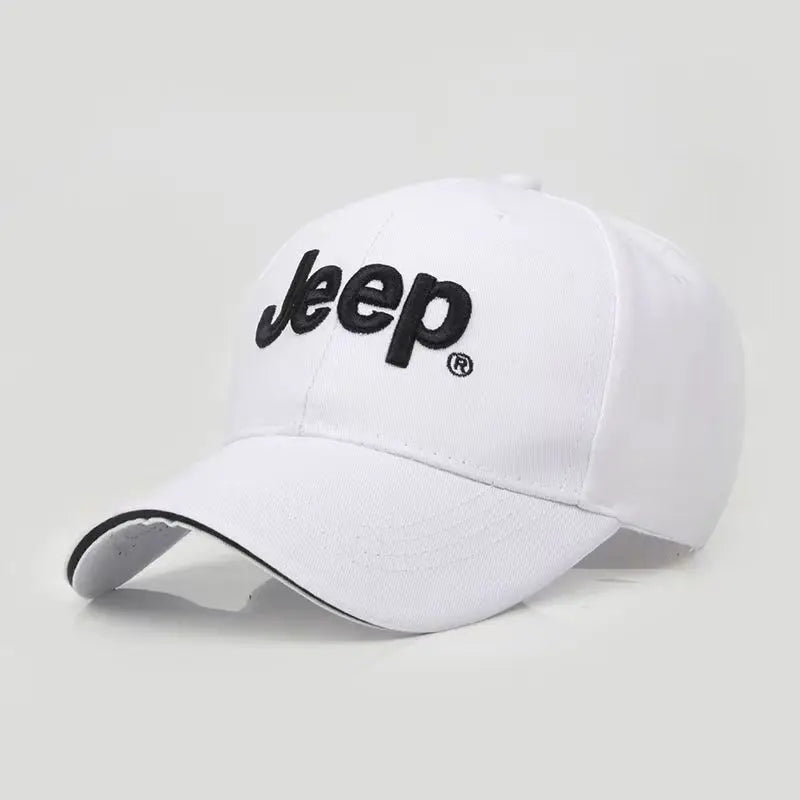 Jeep Grand Cherokee Wrangler JK Gladiator Logo Embroidered Adjustable Sports Baseball Cap Motorcycle Casual Hat