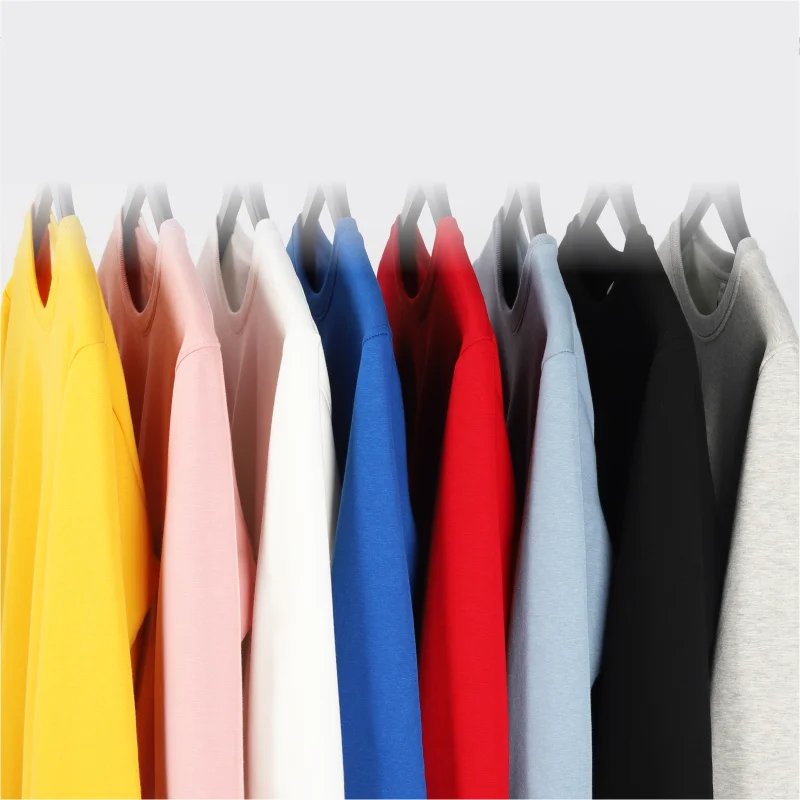 Elike Cotton Round Neck Sweater Custom Logo Printed Personal Group Brand Embroidery Design Men and Women 8 Colors