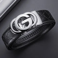 Men Belts Metal Luxury Brand Automatic Buckle Leather High Quality Belt for Men Business Work Casual Designer Fashion Belts