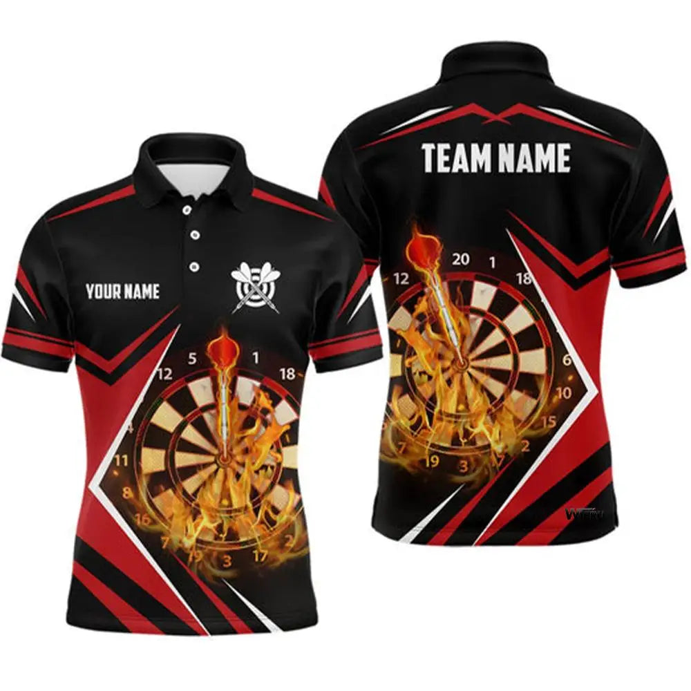 Darts 3D Print Polo Shirt Men's Club Custom Name Team Name Breathable Uniform Jersey New Men & Women Customizable Golf Shirts