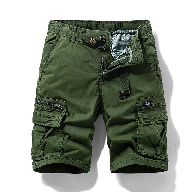 2024 New Summer Men Cotton Cargo Camouflage Shorts Men Clothing Casual Breeche Bermuda Beach Jogger Shorts Male Hot Dropshipping