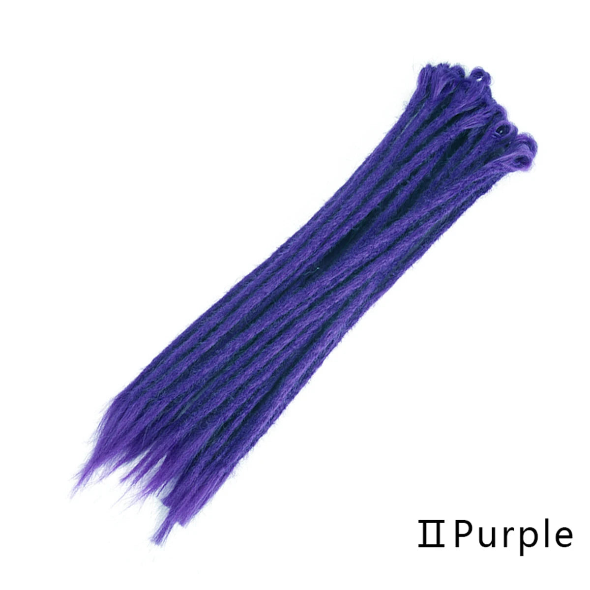 Dreadlocks Extensions Thin 0.7cm Width Synthetic Crochet Braids Hair Dreads Fake Hair Ombre Mint Green Reggae Hip Hop Style Pink