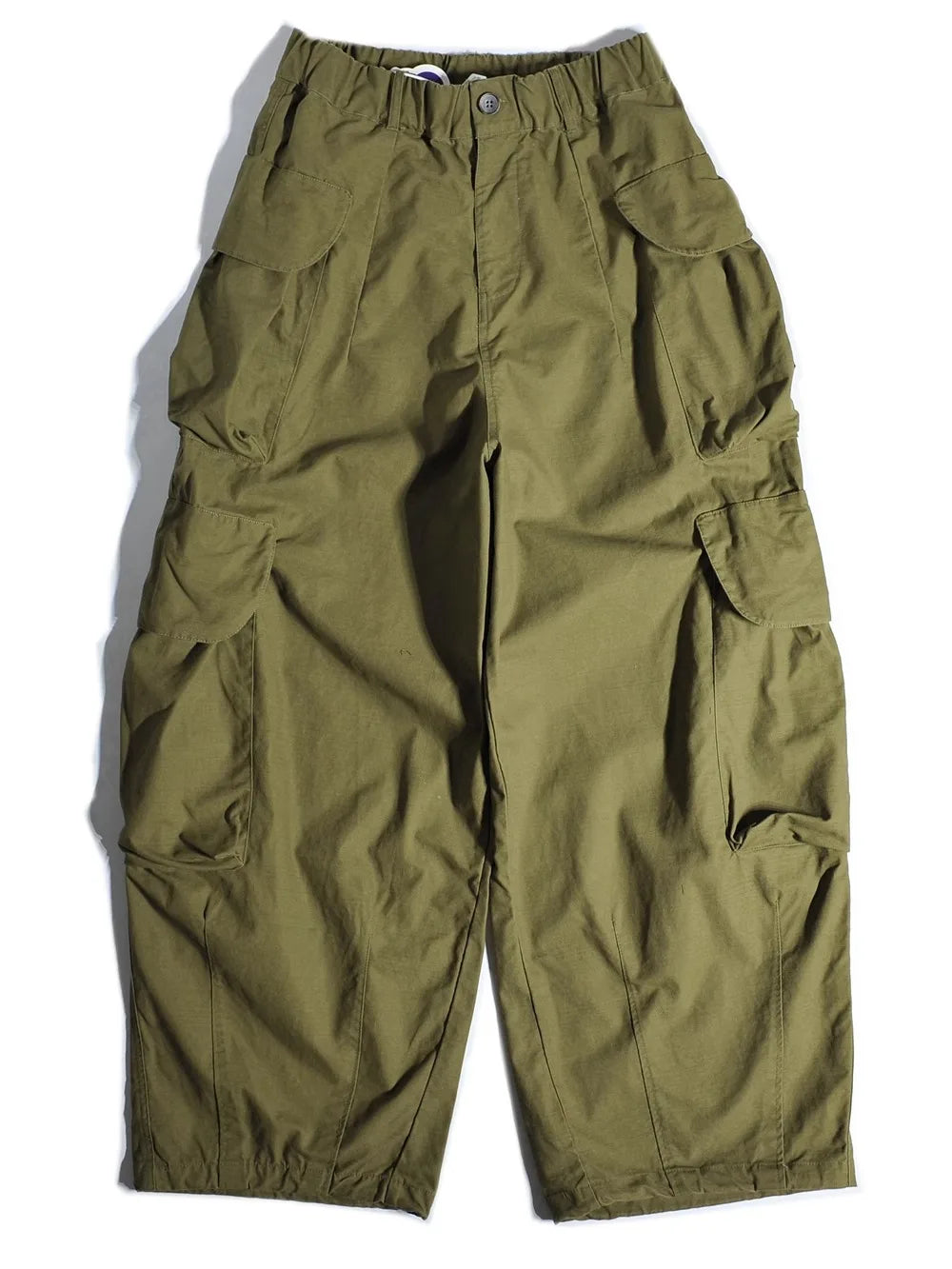 Heavyweight Wide Leg Workwear Trousers CityBoy Hong Kong Style Multi-Pocket Loose Straight Casual Shape Men's Pants