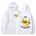 Pew Pew Madafakas Men's Hoodies Cute Chick Funny Graphic Sweatshirts Tops Trendy Streetwear Male Oversized Hooded Hoodie Clothes