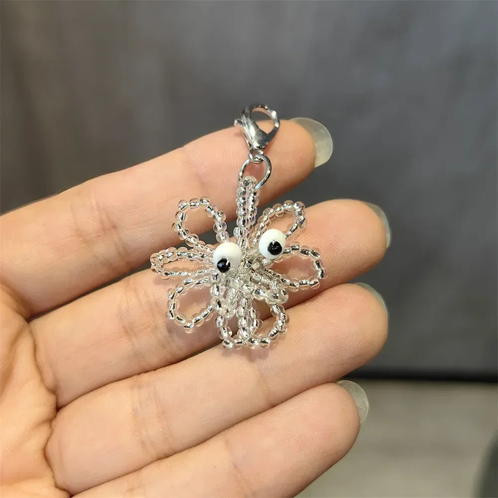 1PCS Fashion Silver Pearl Bow Pendant Gemstone Shoelaces Charms for Sneakers Shoe Decorations Buckle Girl Heart Shoe Charm