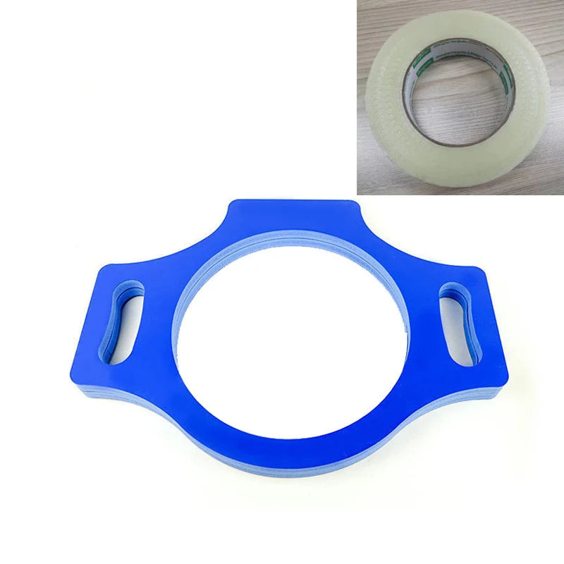 Acrylic Head Template for Making Specific Topper and Toupee Wig Cap for Hair Guide Head Model for Hairpiece with tape