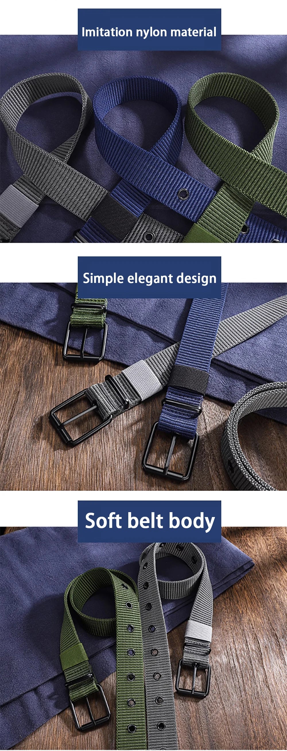 1pc Men's Belt Porous Canvas Metal Pin Buckle Belt Outdoor Sports Belt Women's Fashion Eyelet Belt With Jeans Belt For Men Women