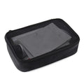 Women Makeup Bag Women Solid Color Zipper Cosmetic Bag Mesh Transparent Casual Travel Portable Mini Wash Storage Bags