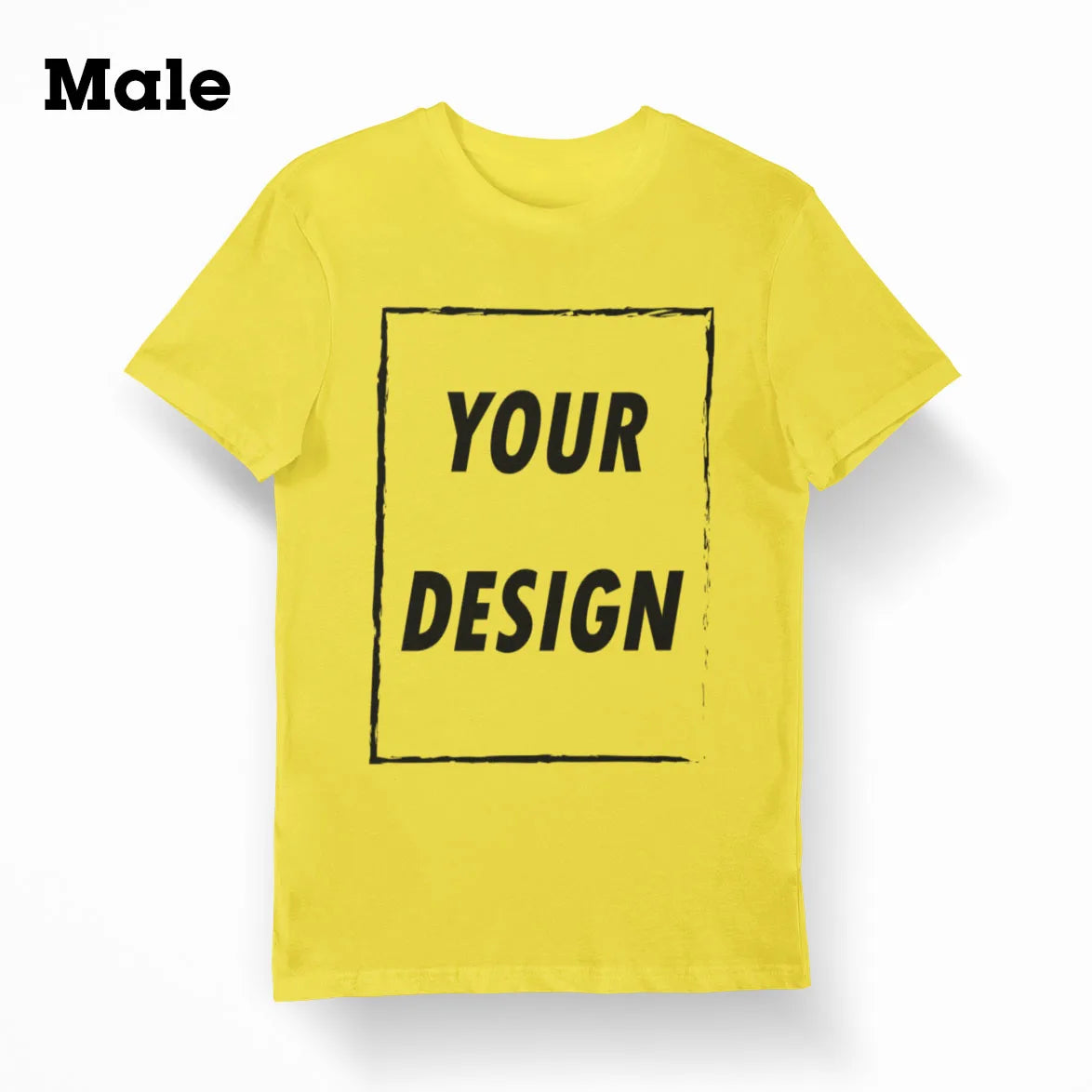 Free Shipping From US Customizable Male Female Short Sleeve
