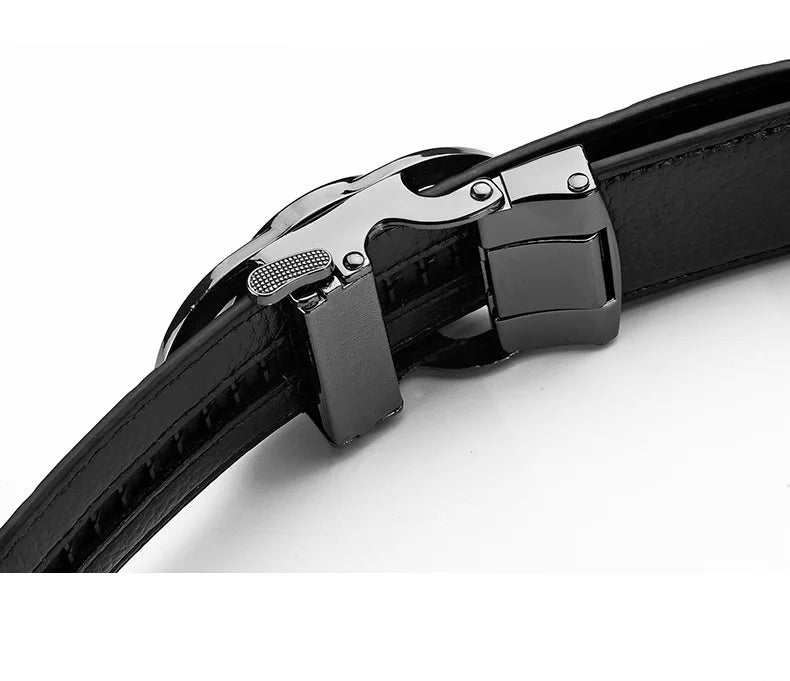 Men Belts Metal Luxury Brand Automatic Buckle Leather High Quality Belt for Men Business Work Casual Designer Fashion Belts
