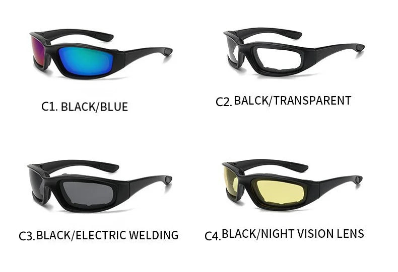 Outdoor Cycling Glasses , Skiing Glasses, Cs Tactical Sunglasses, Sports Sponge Sunglasses Effectively Block