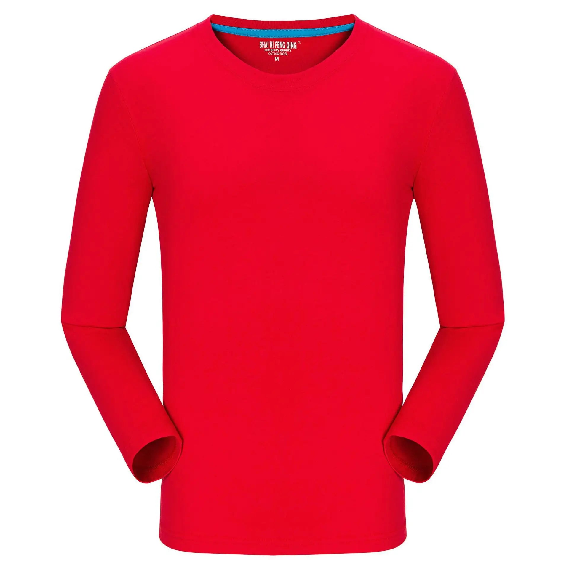 MRMT Brand New Men's T-Shirt 100% Cotton Tshirts Crew Neck Long Sleeve Men T Shirt Tops Tees for Male Pure Cotton Man Clothing