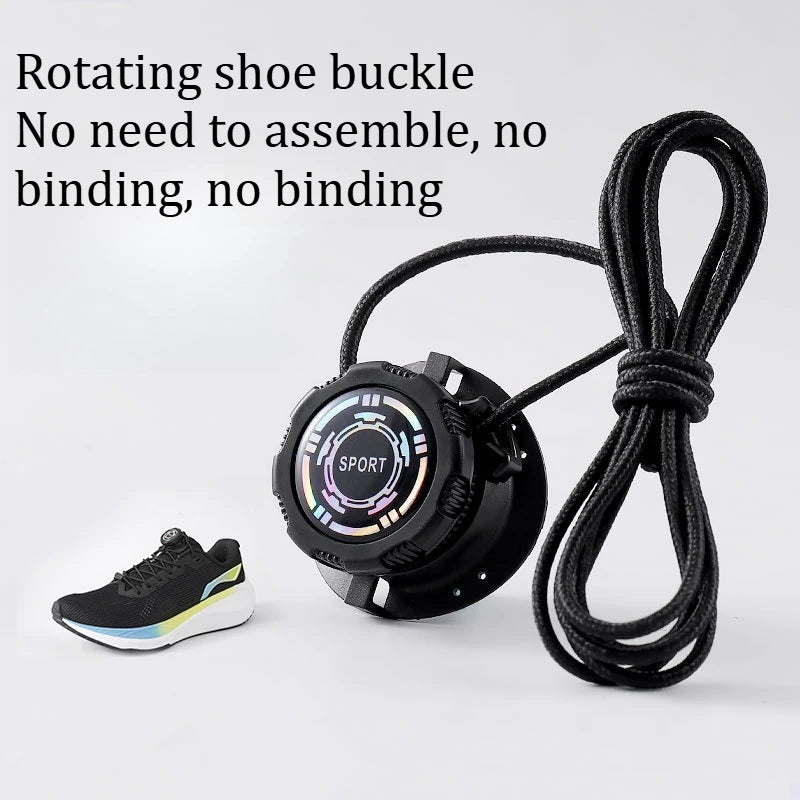Thick Rope Swivel Buckle Shoelaces new upgrade Automatic Laces Without ties Sneakers Shoelace Shoe Accessories For Children Adul