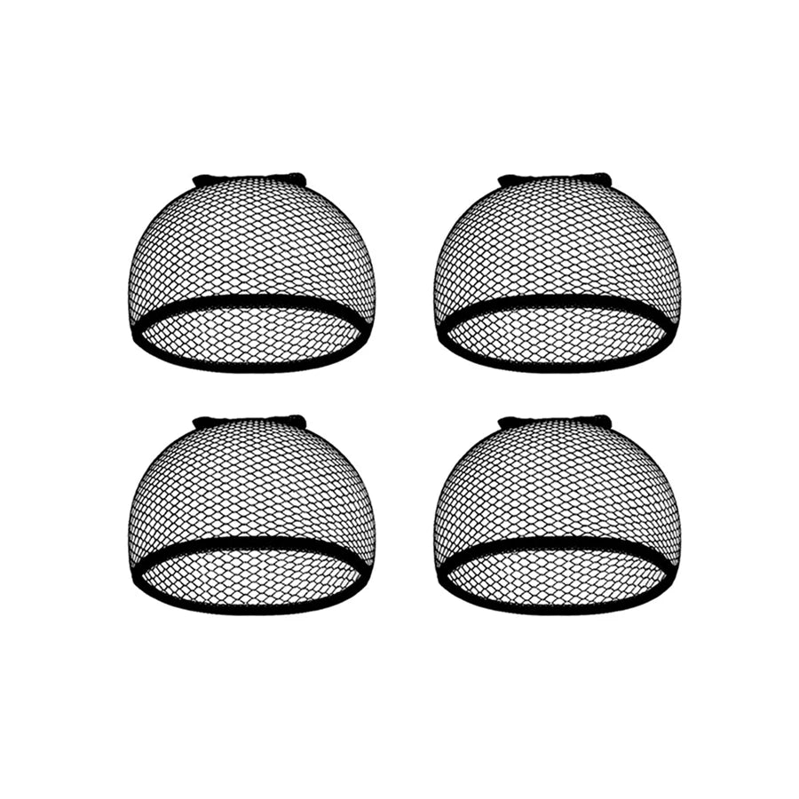 Mesh Wig Cap Stretchable Elastic Black Hair Net Stretch Open Ended Fishnet Wig Net Breathable Mesh Cap for Wig Accessories